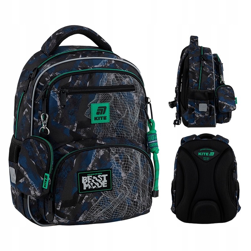 Školský batoh Kite K25-773M-3 pre prváka s reflexným dizajnom